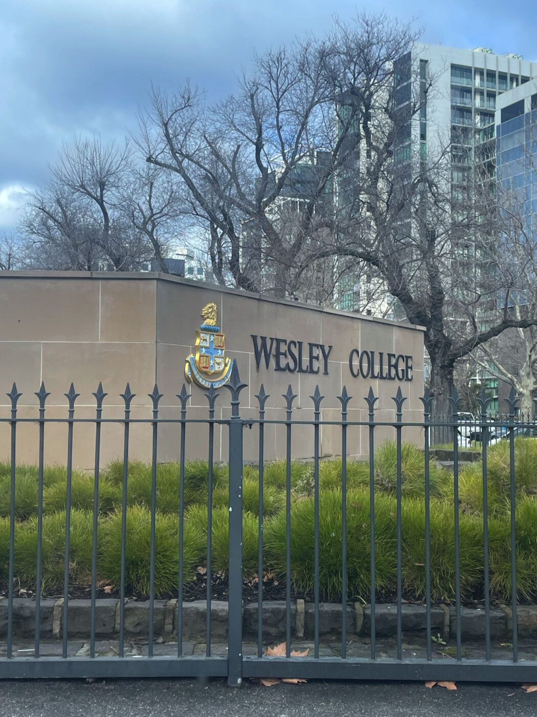 Signage on st kilda road end