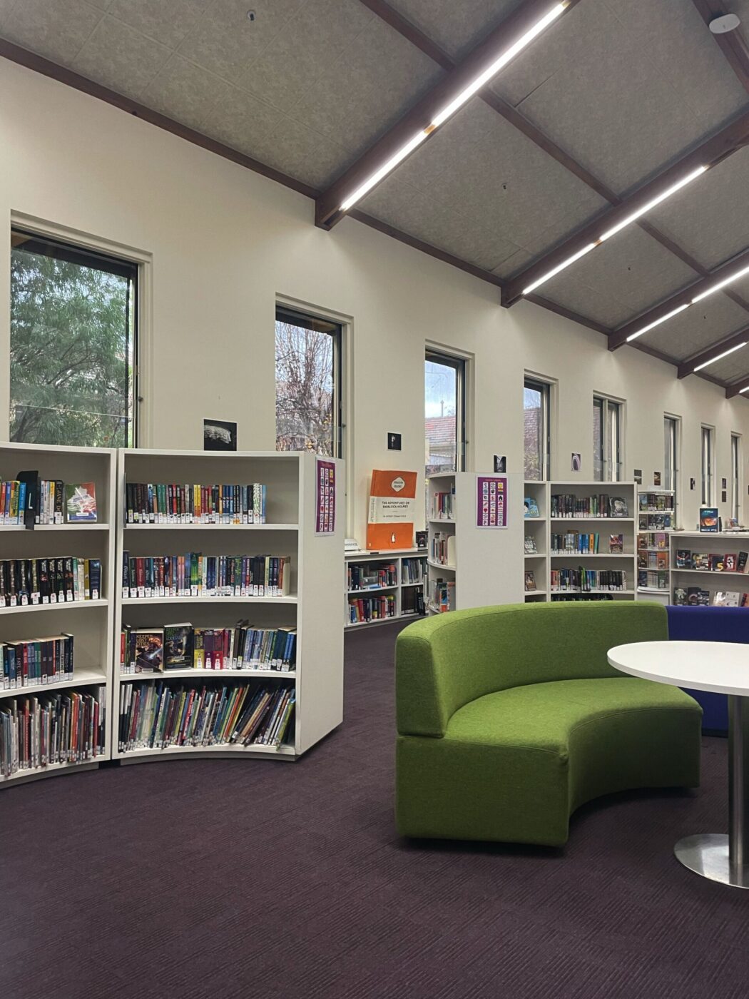 Inside library a view-wesley-college-st-kilda